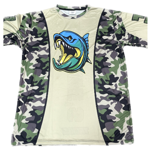 Green Camo Big Dave's Tackle Tournament Shirt